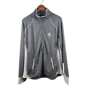 Sunice Womens‎ Ryder Cup 2016 Hazeltine Golf Jacket Athletic Full Zip Grey XXL